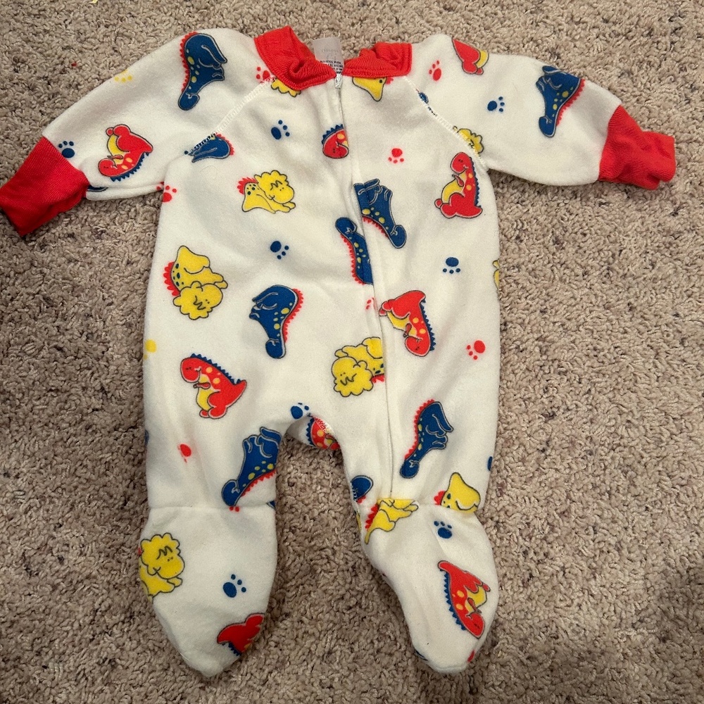Vintage Gerber Polyester Dino Sleeper